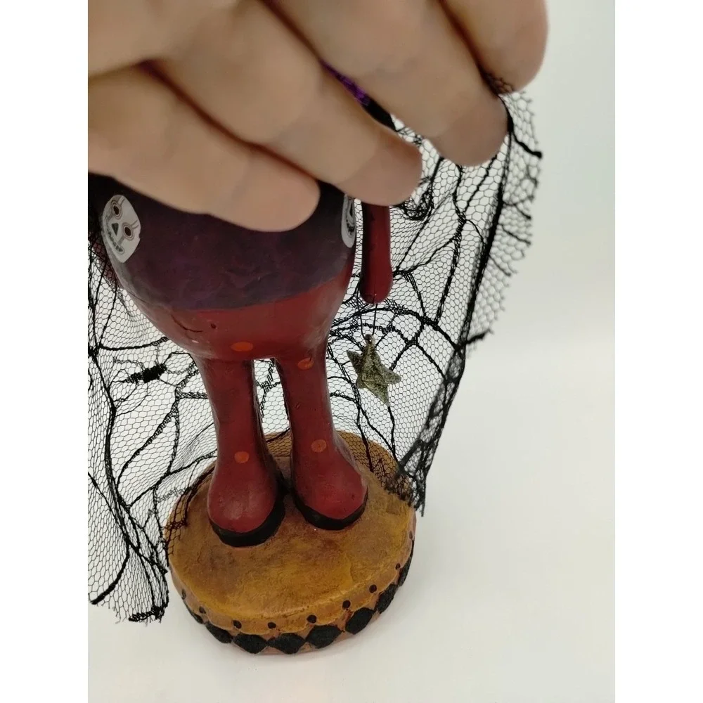 Cute Halloween Goblin Nodder Figurine Hat Spider
